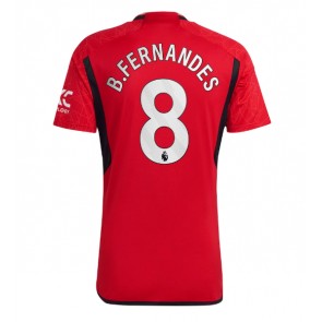 Manchester United Bruno Fernandes #8 Domaci Dres 2023-24 Kratak Rukavima